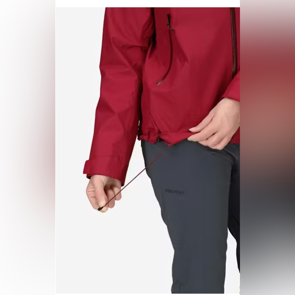 Marmot Women's Minimalist Red Rain Jacket - Picture 3 of 13